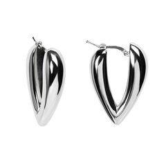 Серьги Sarre из серебра 925 с покрытием белым родием, фотография — Stile.me