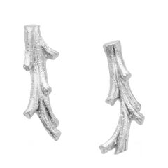 Серьги Corallo из серебра 925 с покрытием белым родием, Цвет: серебряный, фотография — Stile.me