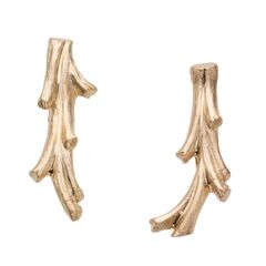 Серьги Corallo из серебра 925 с покрытием желтым золотом, Цвет: золотой, фотография — Stile.me