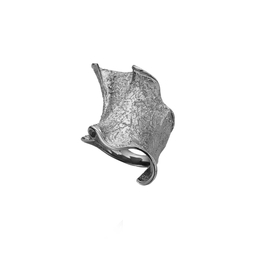 Кольцо Brina из серебра 925 с покрытием черным родием, Цвет: черный, фото