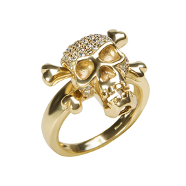 Кольцо Corsaro из серебра 925 с покрытием желтым золотом, фото