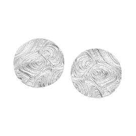 Серьги Segno из серебра 925 с покрытием белым родием, Цвет: серебряный, фото