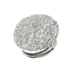 Кольцо Amica из серебра 925 с покрытием белым родием, Цвет: серебряный, фото