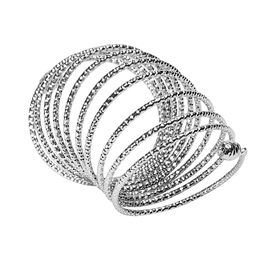 Кольцо Molletta из серебра 925 с покрытием белым родием, фото
