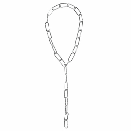 Колье Margo из серебра 925 с покрытием белым родием, Цвет: серебряный, фото