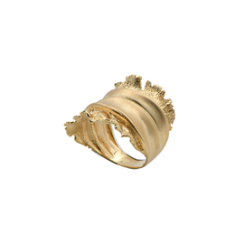 Кольцо Gonna из серебра 925 с покрытием желтым золотом, Цвет: золотой, фото