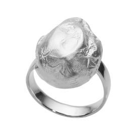 Кольцо Perla из серебра 925 с покрытием белым родием, Цвет: серебряный, фото