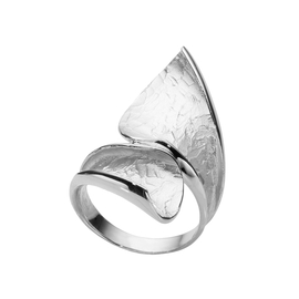 Кольцо Ortona из серебра 925 с покрытием белым родием, Цвет: серебряный, фото