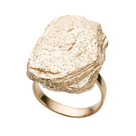Кольцо Modena из серебра 925 с покрытием желтым золотом, Цвет: золотой, фото