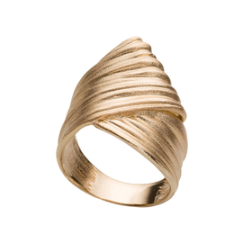 Кольцо Sulmona из серебра 925 с покрытием желтым золотом, Цвет: золотой, фото