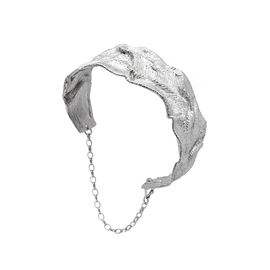 Браслет Di seta из серебра 925 с покрытием белым родием, Цвет: серебряный, фото