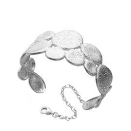 Браслет Vanessa из серебра 925 с покрытием белым родием, Цвет: серебряный, фото