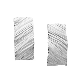Серьги Carolina из серебра 925 с покрытием белым родием, Цвет: серебряный, фото