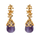 Серьги Giardini di Marzo из серебра 925 с кошачьим глазом и покрытием желтым золотом, Цвет: золотой, фото Серьги Giardini di Marzo из серебра 925 с кошачьим глазом и покрытием желтым золотом, Цвет: золотой, фото