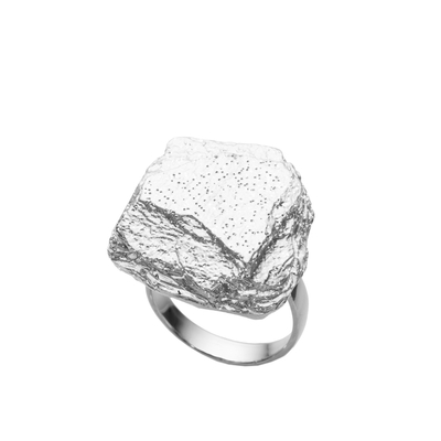 Кольцо Sassi из серебра 925 с покрытием белым родием, фото