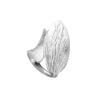 Кольцо Sopra из серебра 925 с покрытием белым родием, фото