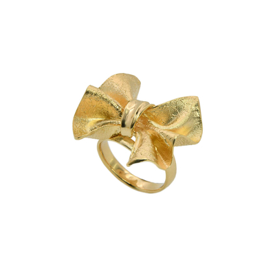 Кольцо Fiocco из серебра 925 с покрытием желтым золотом, Цвет: золотой, фото