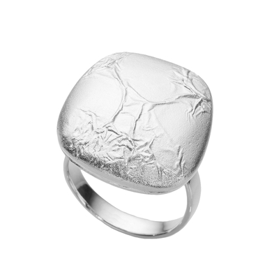 Кольцо Orvieto из серебра 925 с покрытием белым родием, Цвет: серебряный, фото