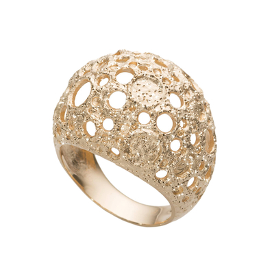 Кольцо Marte из серебра 925 с покрытием желтым золотом, Цвет: золотой, фото