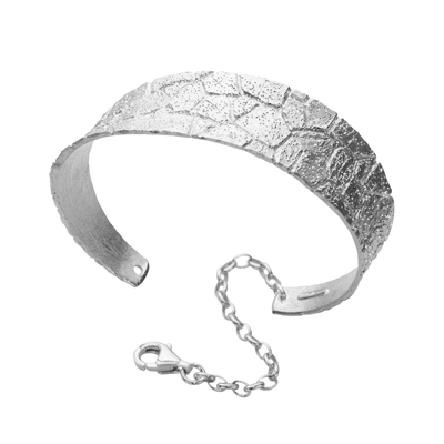 Браслет Piastrella из серебра 925 с покрытием белым родием, Цвет: серебряный, фото