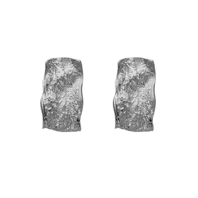 Серьги Favilla из серебра 925 с покрытием черным родием, Цвет: черный, фото