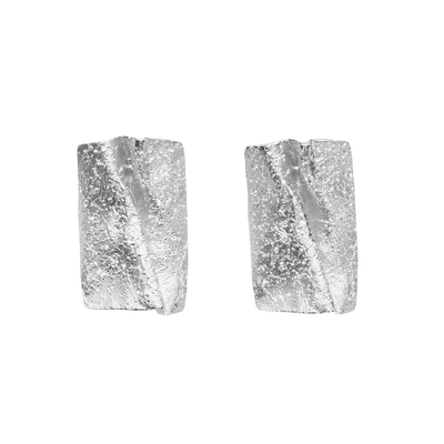 Серьги Tenda из серебра 925 с покрытием белым родием, Цвет: серебряный, фото