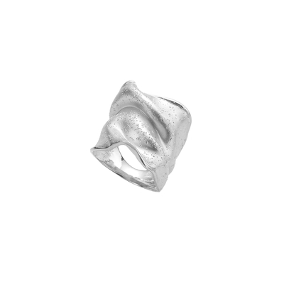Кольцо Metallo dolce из серебра 925 с покрытием белым родием, Цвет: серебряный, фото