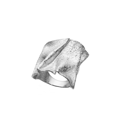 Кольцо Cortina из серебра 925 с покрытием белым родием, Цвет: серебряный, фото