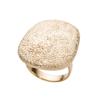 Кольцо Sorrento из серебра 925 с покрытием желтым золотом, Цвет: золотой, фото