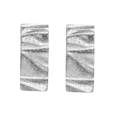 Серьги Panno из серебра 925 с покрытием белым родием, Цвет: серебряный, фото
