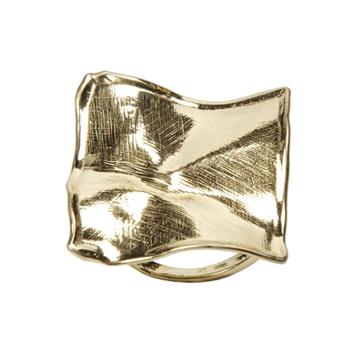 Кольцо Nardò из серебра 925 с покрытием желтым золотом, Цвет: золотой, фото