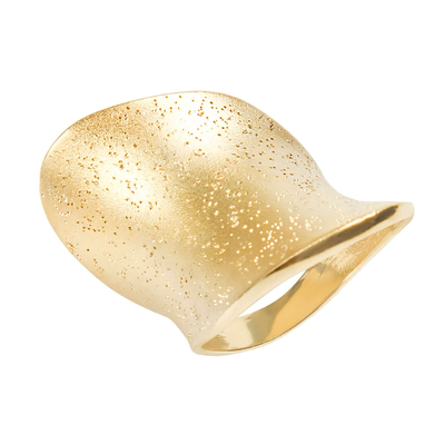 Кольцо Luccichio из серебра 925 с покрытием желтым золотом, фото
