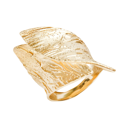Кольцо Licia из серебра 925 с покрытием желтым золотом, Цвет: золотой, фото