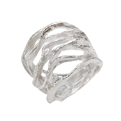 Кольцо Clinio из серебра 925 с покрытием белым родием, фото