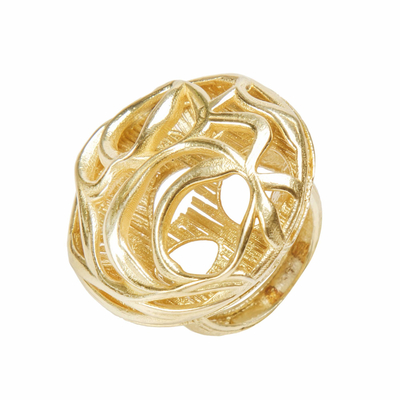 Кольцо Finezza из серебра 925 с покрытием желтым золотом, фото