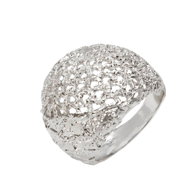 Кольцо Palasia из серебра 925 с покрытием белым родием, Цвет: серебряный, фото