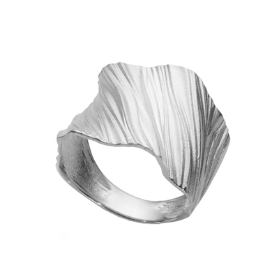 Кольцо Carolina из серебра 925 с покрытием белым родием, Цвет: серебряный, фото
