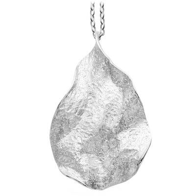 Подвеска Le onde с диамантовой обработкой из серебра 925 с покрытием белым родием, Цвет: серебряный, фото