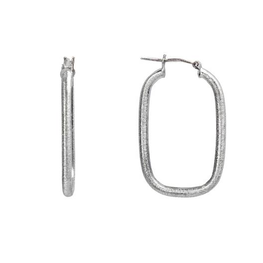 Серьги Мареель из серебра 925 с покрытием белым родием, фотография — Stile.me