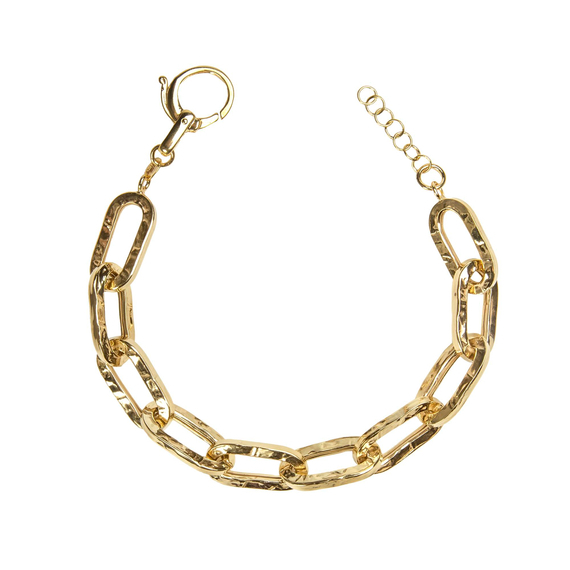 Браслет Margo из серебра 925 с покрытием желтым золотом, фотография — Stile.me